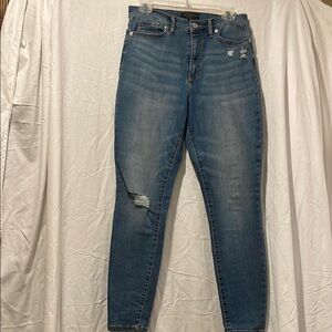 Banana Republic Distressed Blue Jeans